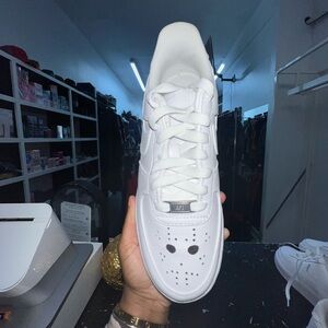 Jason Vorhees Edition Nike Air Force 1 Low Top White Sneakers